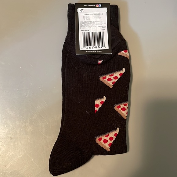 Hot Sox Mens Basics Collection Pizza Sock - Picture 2 of 3